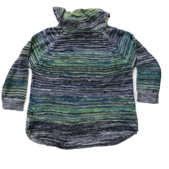 JPR John Paul Richard Cable Knit Marled Cowl Neck - Picture 7 of 7